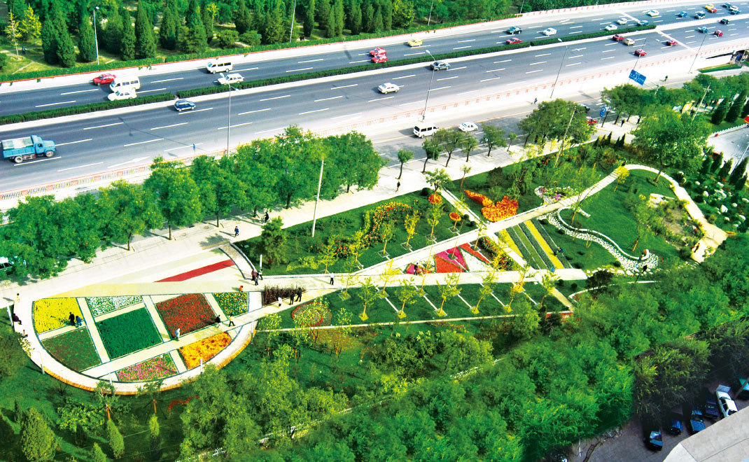 2003年·右安街心花园园林景观新技术示范工程